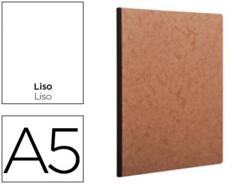 Caderno clairefontaine capa cartolina din a5 liso 96 folhas cor havana , Clairefontaine , 63260 , 3329680795400